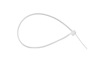 Хомут-стяжка 200х2,5 Фанлайт, нейлоновая, белая (100шт/уп)