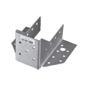 Опора бруса  50х140х76 мм, закрытая, цинк