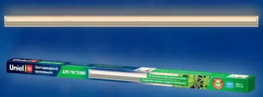ULI-P10-18W/SPFR IP40 SILVER светильник для растений светодиодный линейный, 560мм,  TM Uniel