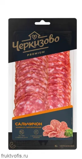 Колбаса (нарезка) Сальчичон сырокопченая (газ/уп) 100г/1шт «Черкизово»