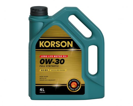 Korson Full Synthetic A5/B5 0W⁠-⁠30, 4л