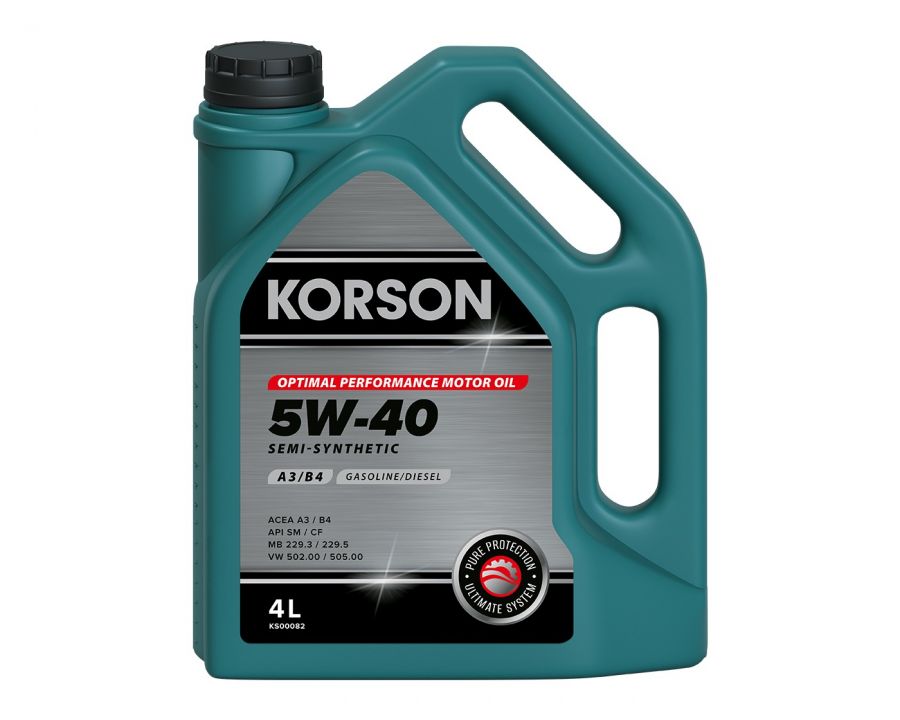 Korson Semi - Synthetic 5W⁠-⁠40 A3/B4, 4л
