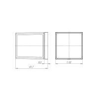Ручка-кноб Armadillo Symmetry ART52 схема