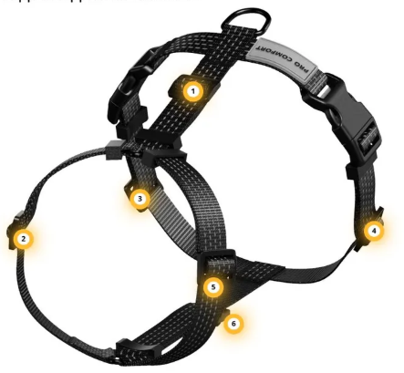 Шлейка для собак "про комфорт" S