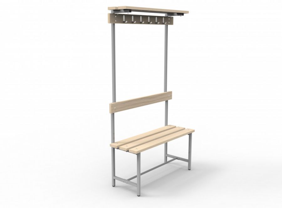 Скамья СВТ-7 (с крючками, полкой, регулируемой опорой) Скамья СВТ-7 (с крючками, полкой, регулируемой опорой)