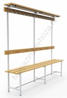 Скамья СВТ-9 (с крючками, полкой)