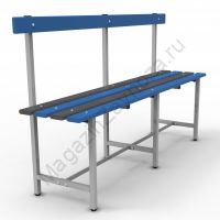 Скамья для бассейна со спинкой СТ-5П (с регулируемой опорой)