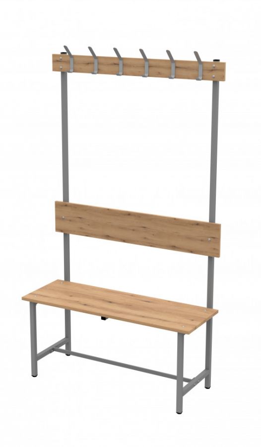 Скамья СВТ-4 ЛДСП с регулируемыми опорами( дуб вотан) Скамья СВТ-4 ЛДСП с регулируемыми опорами( дуб вотан)