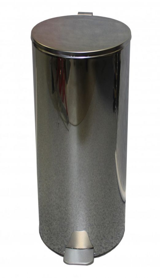 Урна с педалью 40 л хром Урна с педалью 40 л хром