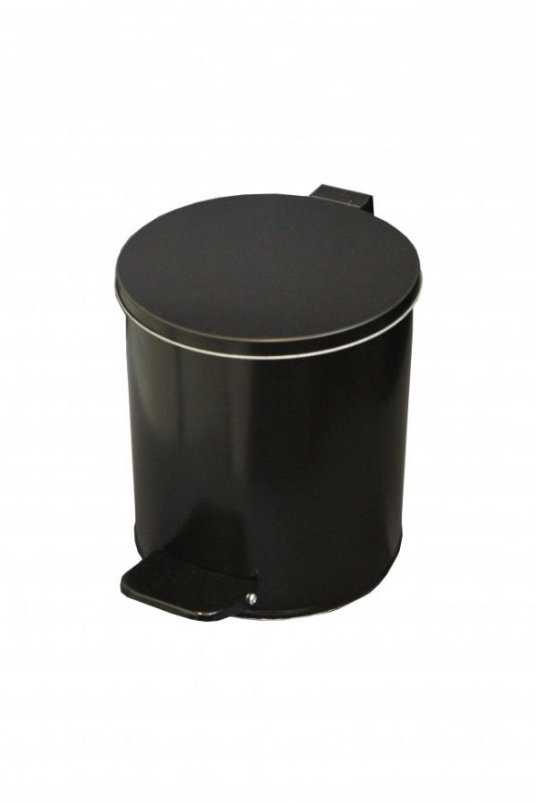 Урна с педалью 7 л черный