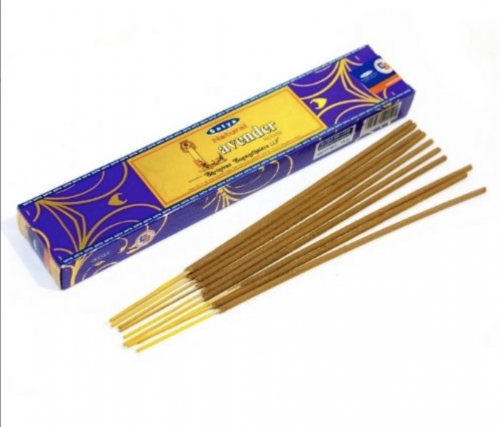 Благовония Натуральная Лаванда Сатья (Natural Lavender Satya), 15 г. Благовония Натуральная Лаванда Сатья (Natural Lavender Satya), 15 г.