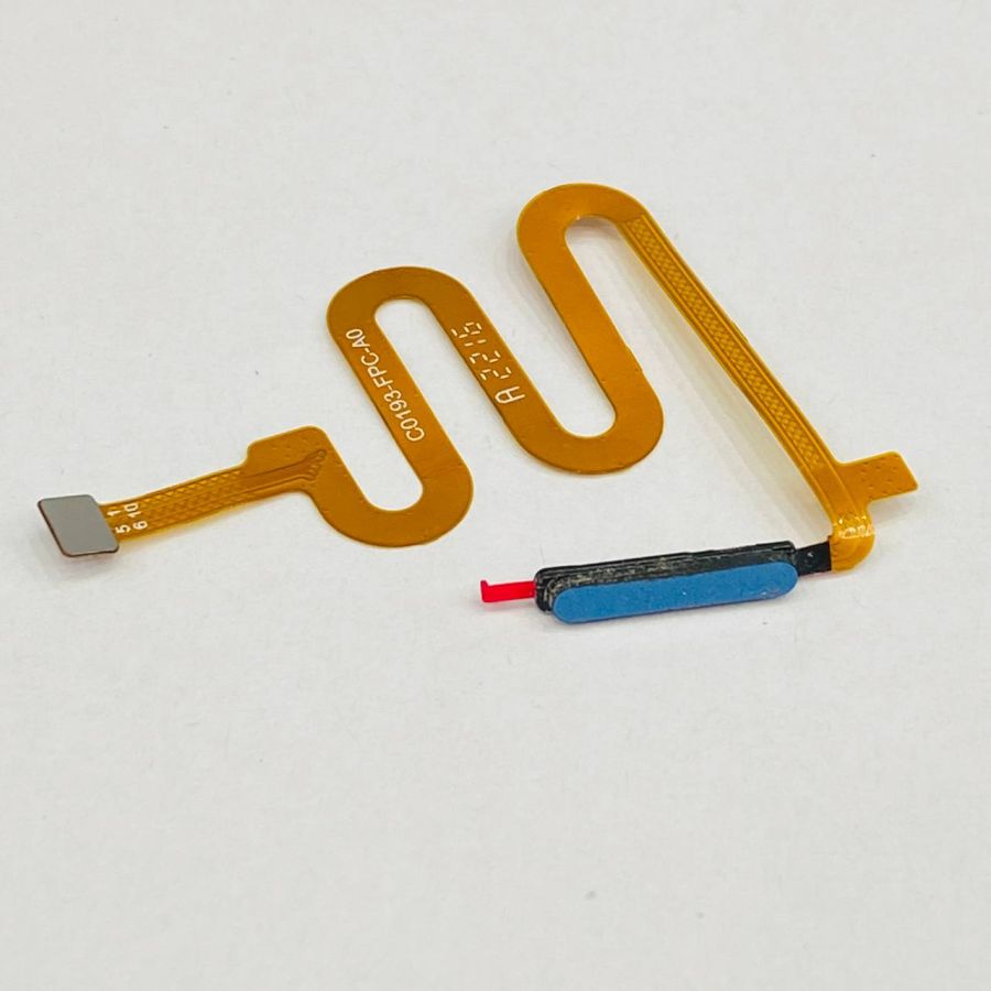 Tecno POVA 2 шлейф с отпечатком пальца оригинал с разбора синий