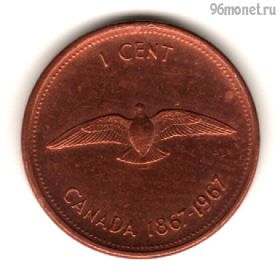 Канада 1 цент 1967