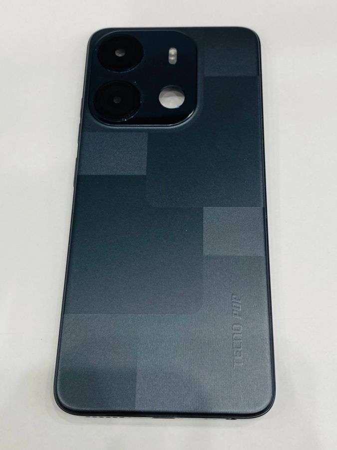 Tecno pop 7  задняя крышка синяя оригинал с разбора