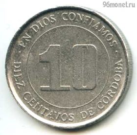 Никарагуа 10 сентаво 1978 МНС