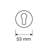 Накладка на замок с цилиндром Linea Cali 004 YALE схема