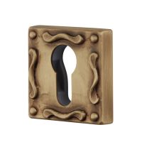 Накладка на замок с цилиндром Linea Cali 007 YALE патина матовая