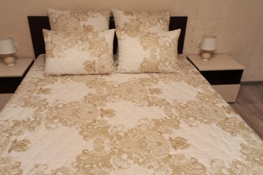 Одеяло Лён коллекция Люкс из натуральных наполнителей [Бежевый/молочный]