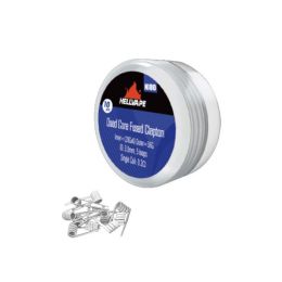 10 шт. Hellvape Ni80 Quad Core Fused Clapton, набор готовых спиралей 10 шт. Hellvape Ni80 Quad Core Fused Clapton, набор готовых спиралей