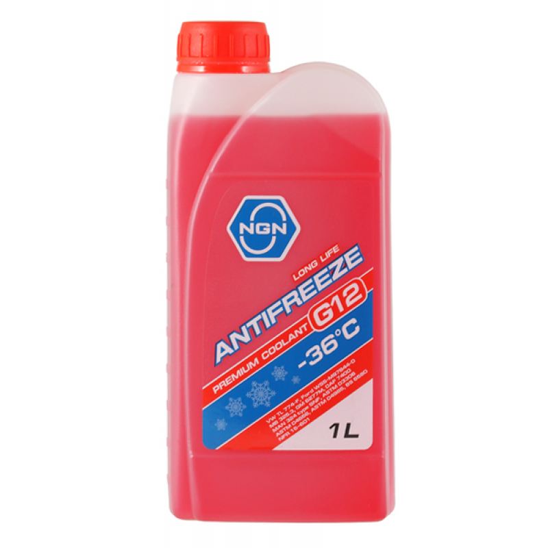 NGN Antifreeze G12 Concentrate -36, 1л