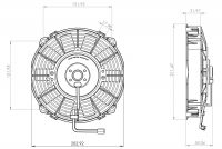 STR203 ОСЕВОЙ ВЕНТИЛЯТОР 8" ДЮЙМОВ 80 ВАТТ 24 ВОЛЬТ PUSH / ТОЛКАЮЩИЙ