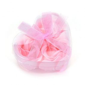 Набор подарочный 3 мыльных розы 8х6 см. РОЗОВЫЕ ОПТОМ