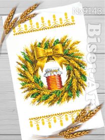 9143 Biser-Art. Рушник спаса