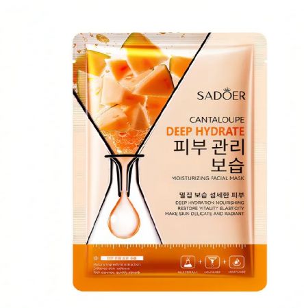 Маска тканевая для лица Sadoer с экстрактом дыни 25 мл