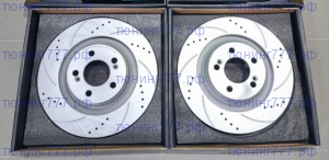 Диски тормозные перфорированные задние, Monaer, на Чери Арризо 8