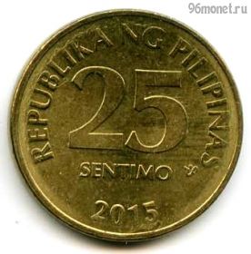 Филиппины 25 сентимо 2015