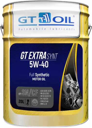 GT OIL Extra Synt 5W-40, 20л
