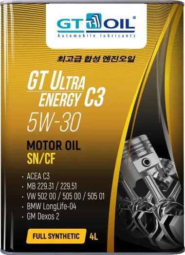 GT OIL Ultra Energy C3 5W-30, 4л