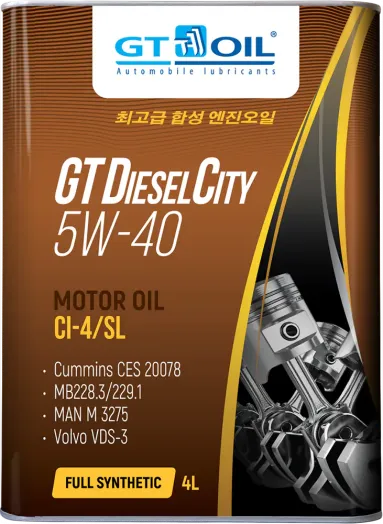 GT OIL Diesel City 5W-40, 4л