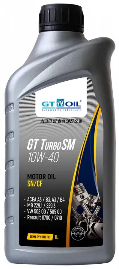 GT OIL Turbo SM 10W-40, 1л