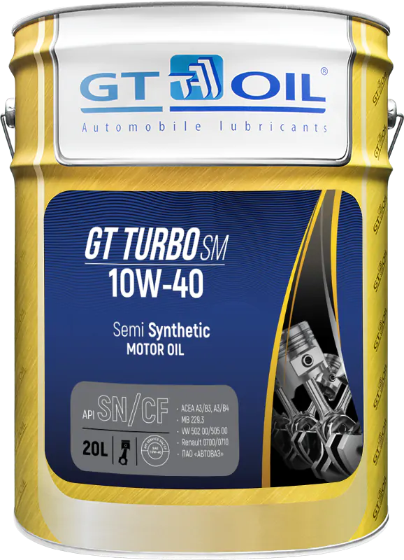 GT OIL Turbo SM 10W-40, 20л