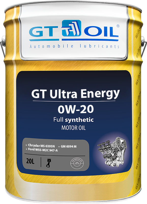 GT OIL Ultra Energy 0W-20, 20л