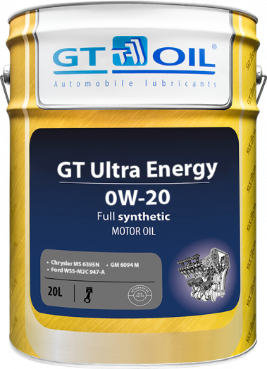 GT OIL Ultra Energy 0W-20, 20л