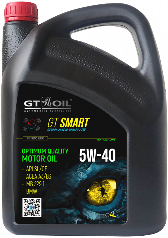 GT OIL Smart 5W-40, 4л