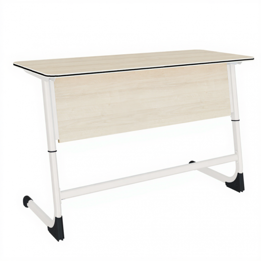 Парта "Mega Smart" на плоскоовальной трубе двухместная