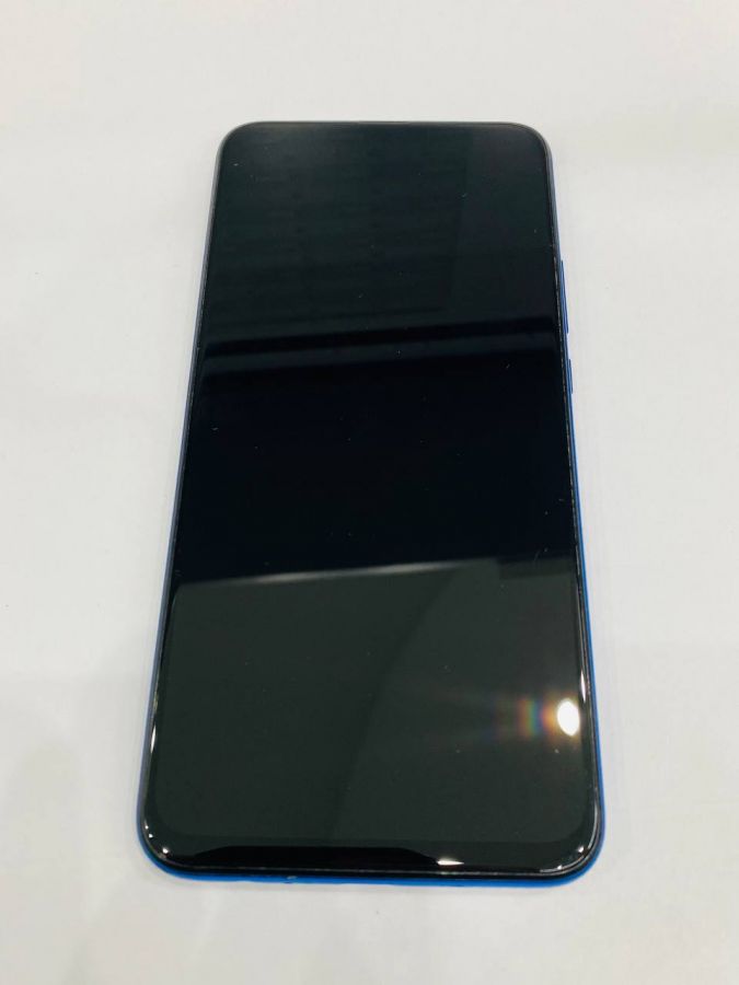 HONOR 9X дисплей оригинал с разбора в рамке синий (дисплей идеал, рамка с потёртостями)