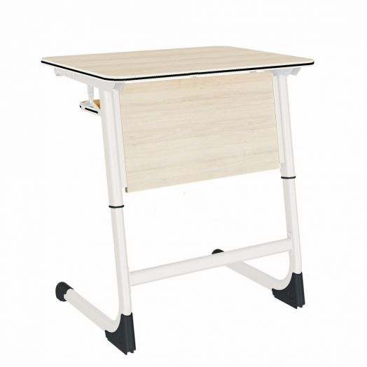 Купить Парта "Mega Smart" на плоскоовальной трубе одноместная с полкой Парта "Mega Smart" на плоскоовальной трубе одноместная с полкой