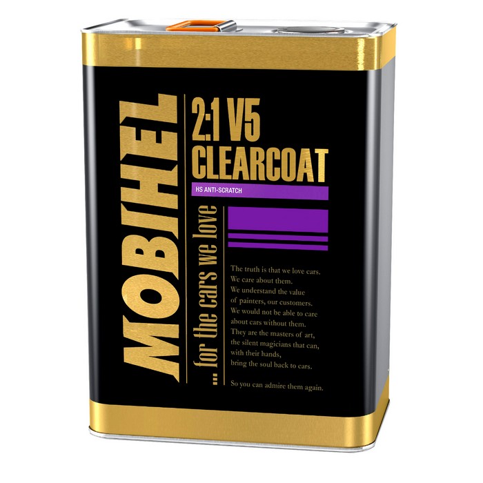 Mobihel 2К HS 2:1 бесцветный лак V5 AS, объем 5л.