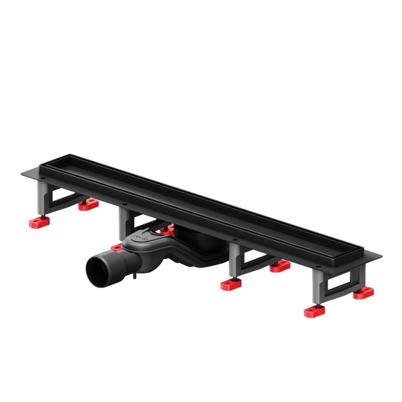 W01SC-U11-060-04BM MasterFlow Трап AM.PM для душа линейный универс затвор Tile 60см цвет черн мат