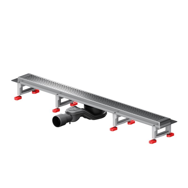 W01SC-P11-080-01SB MasterFlow Трап AM.PM для душа линейный универс затвор Cut Gradient 80см цвет сталь мат