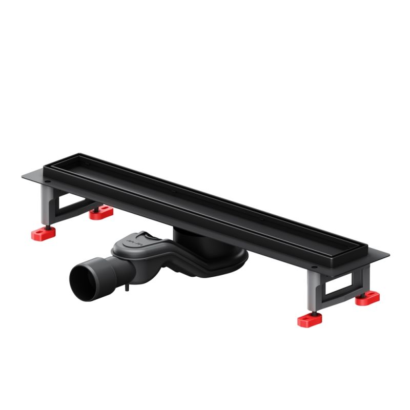 W01SC-U11-050-04BM MasterFlow Трап AM.PM для душа линейный универс затвор Tile 50см цвет черн мат