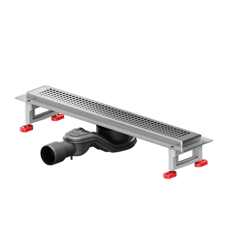 W01SC-P11-050-01SB MasterFlow Трап AM.PM для душа линейный универс затвор Cut Gradient 50см цвет сталь мат