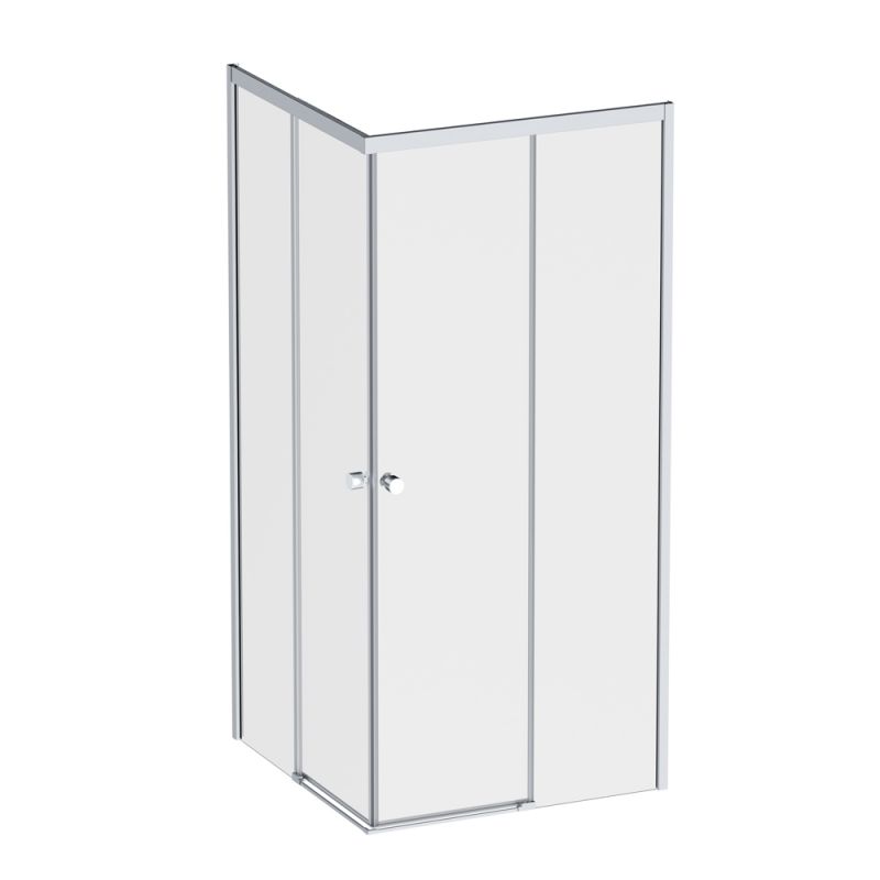 Душевое ограждение AM.PM X-Joy 90x90 см, без поддона, профиль матовый хром, форма квадрат W94G-403-9090-MT1K