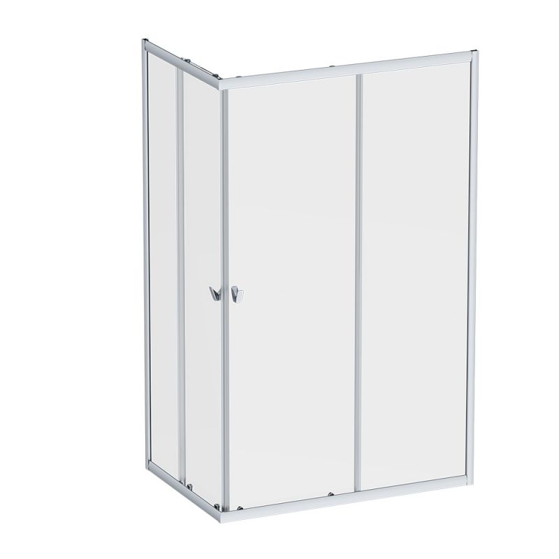 Душевое ограждение 120x80 см, без поддона AM.PM Sunny хром матовый W87G-403-12080-MT