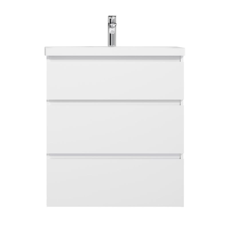 Тумба под раковину AM.PM Gem S 75 напольная, белый глянец M91FSX0752WG