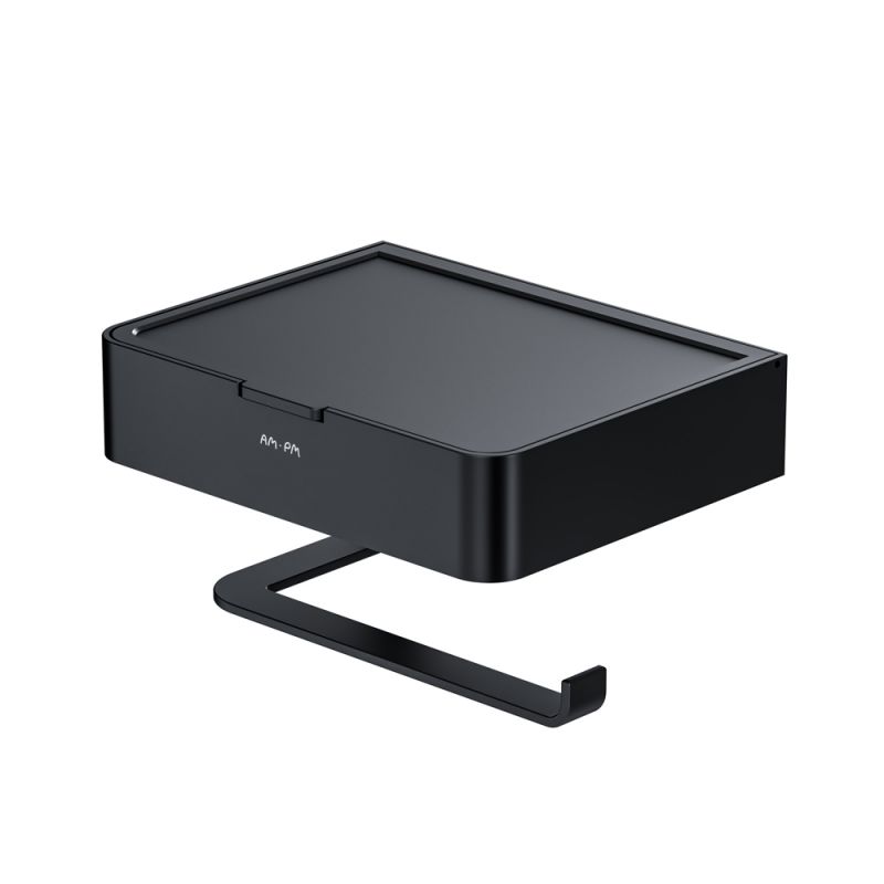 A50A341522 Inspire 2.0, Держатель для туалетной бумаги с коробкой, черный, шт AM.PM